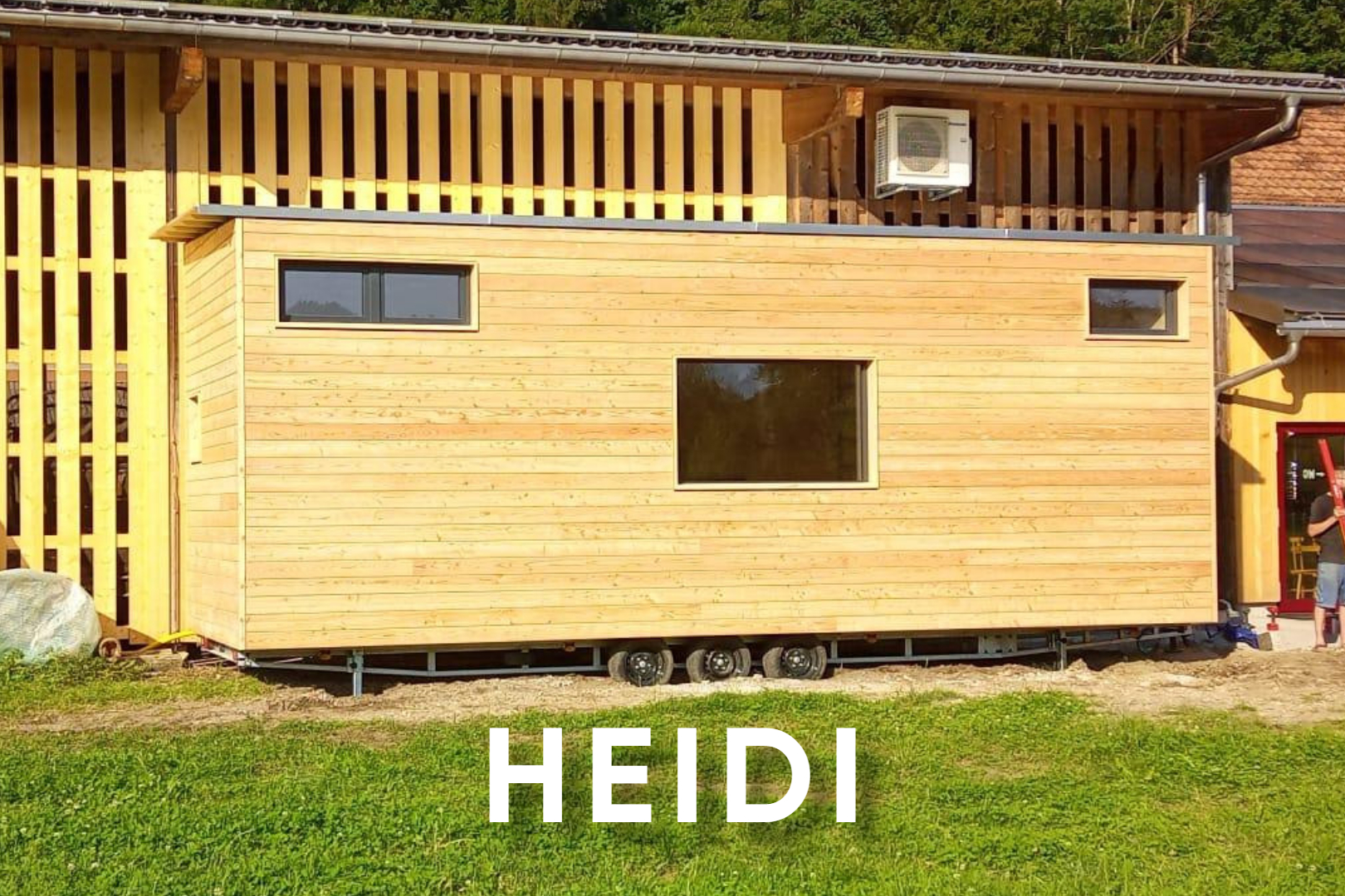 Tinyhouse Tinyhaus Schreinerei Saland Zürich Heidi